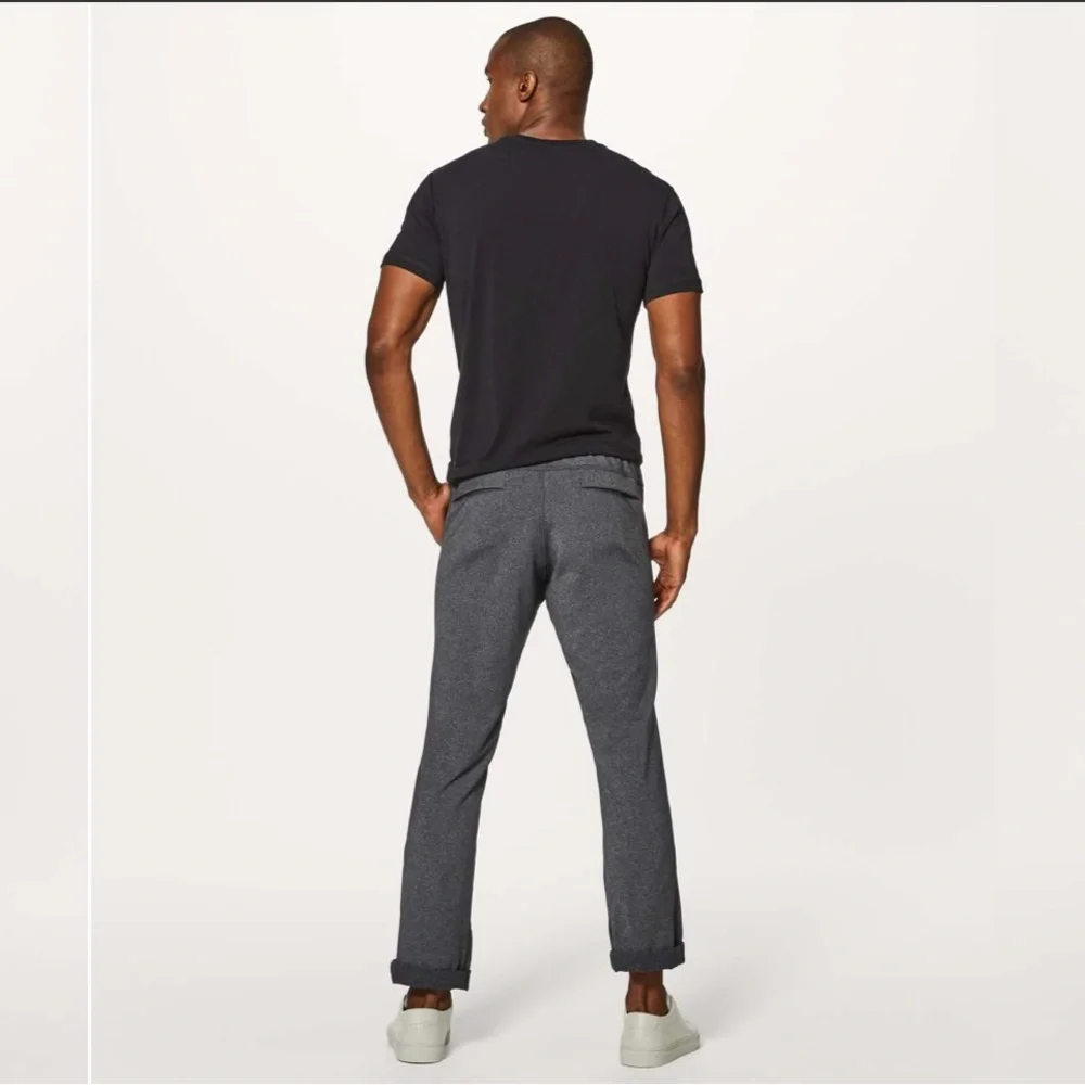 Lululemon Discipline Pant Heathered Black
